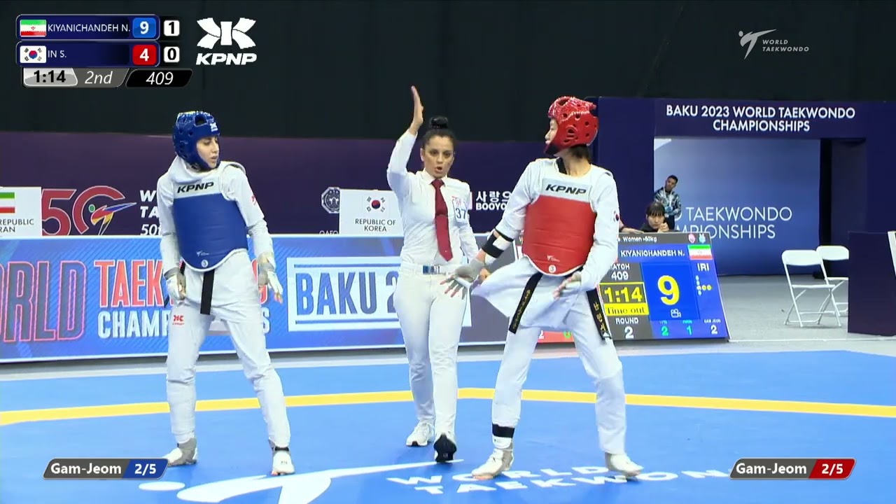 409 R32 Women 53kg IRI KIYANICHANDEH N KOR IN S