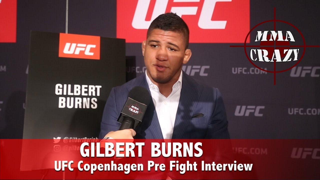 Gilbert Burns on Gunnar Nelson "I see a lot of holes in his game" UFC Copenhagen background