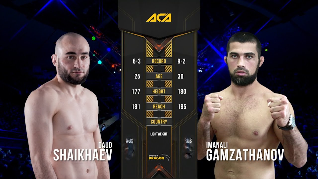 Дауд Шайхаев vs. Иманали Гамзатханов | Daud Shaikhaev vs. Imanali Gamzathanov | ACA 91 backdrop