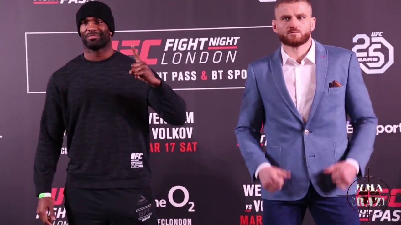 UFC Fight Night London Media Day Face off Highlights