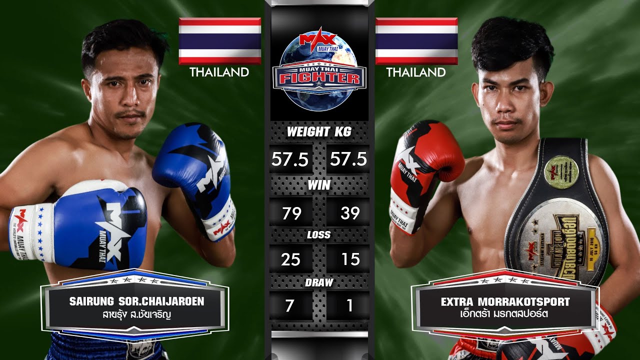 10 ส ค 63|คู่ที่ 4|สายรุ้ง ส ชัยเจริญ VS เอ็กตร้า มรกตสปอร์ต|MAX MUAY THAI
