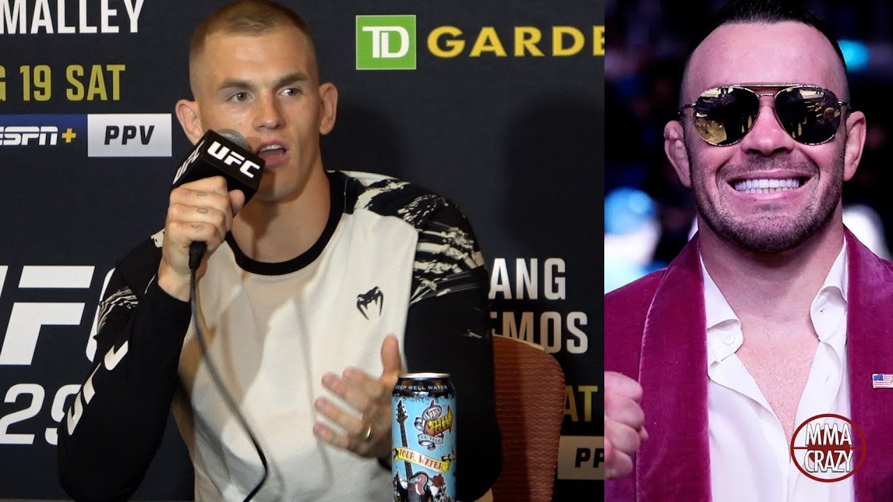 Ian Garry goes off "biggest thing Colby Covington has done is lose to Usman twice" background