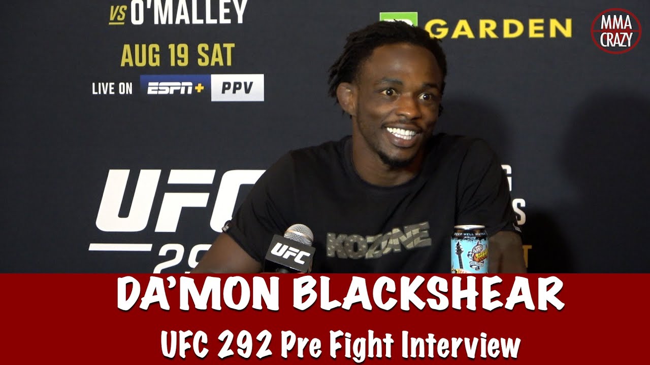 Da’Mon Blackshear talks Twister win & short notice against Mario Bautista at UFC 292 background