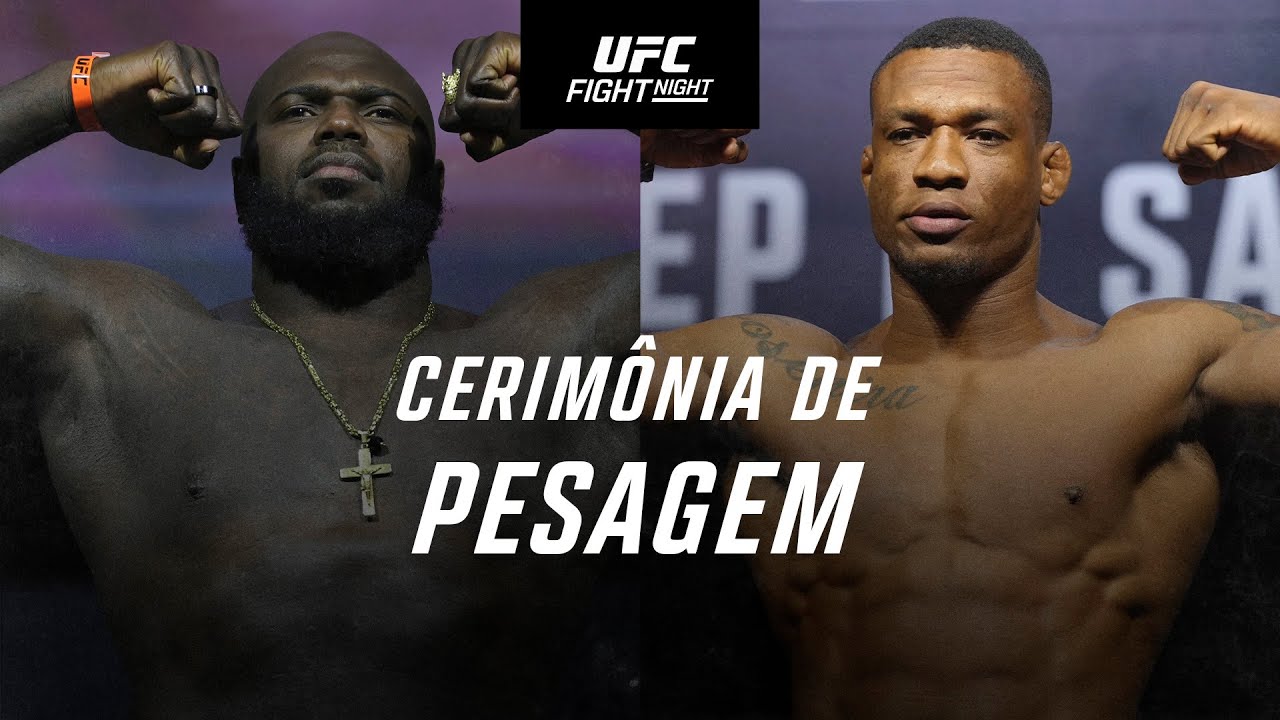 Cerimônia de Pesagem | UFC Charlotte: Rozenstruik x Almeida