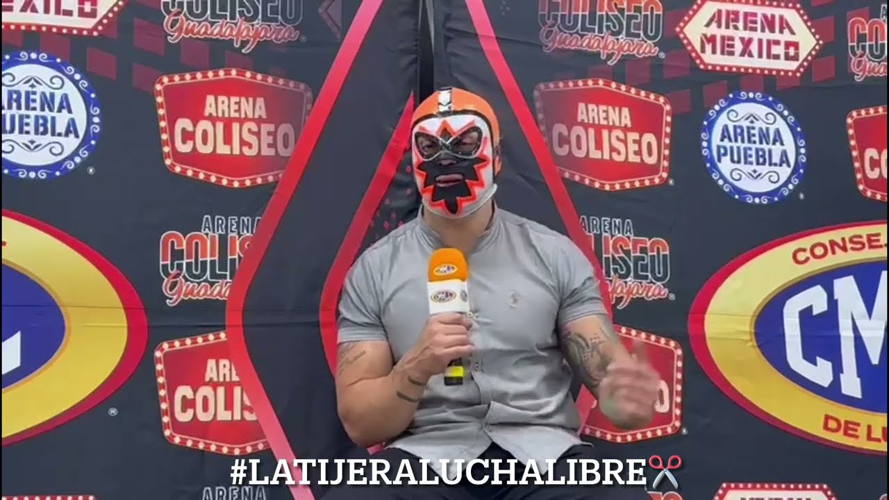 Hombre Bala Jr: Nunca me había atorado en un tope, agradecido con mi familia, amigos, CMLL y afición background