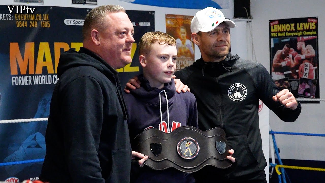 The new Central Area Lightweight champ Jimmy First, the oldest unbeaten champion in britain.