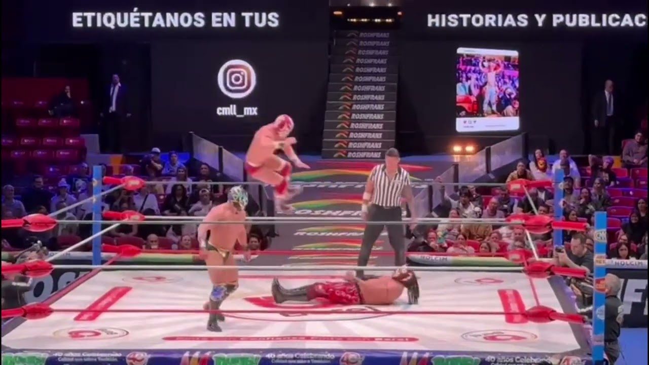 Reporte CMLL: Eléctrico y Astral 🆚 Prince Drago y Nitro background