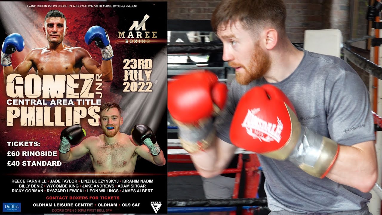 Brian Phillips travels to Mikey Gomez Jnr backyard 2 challenge him for his C/A S/featherweight title background