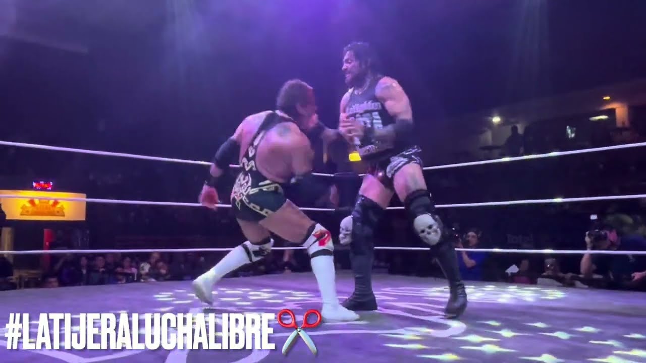 CibernĂ©tico y Hell Boy đ Dr. Wagner Jr e Hijo de Canis Lupus en IWRG Naucalpan