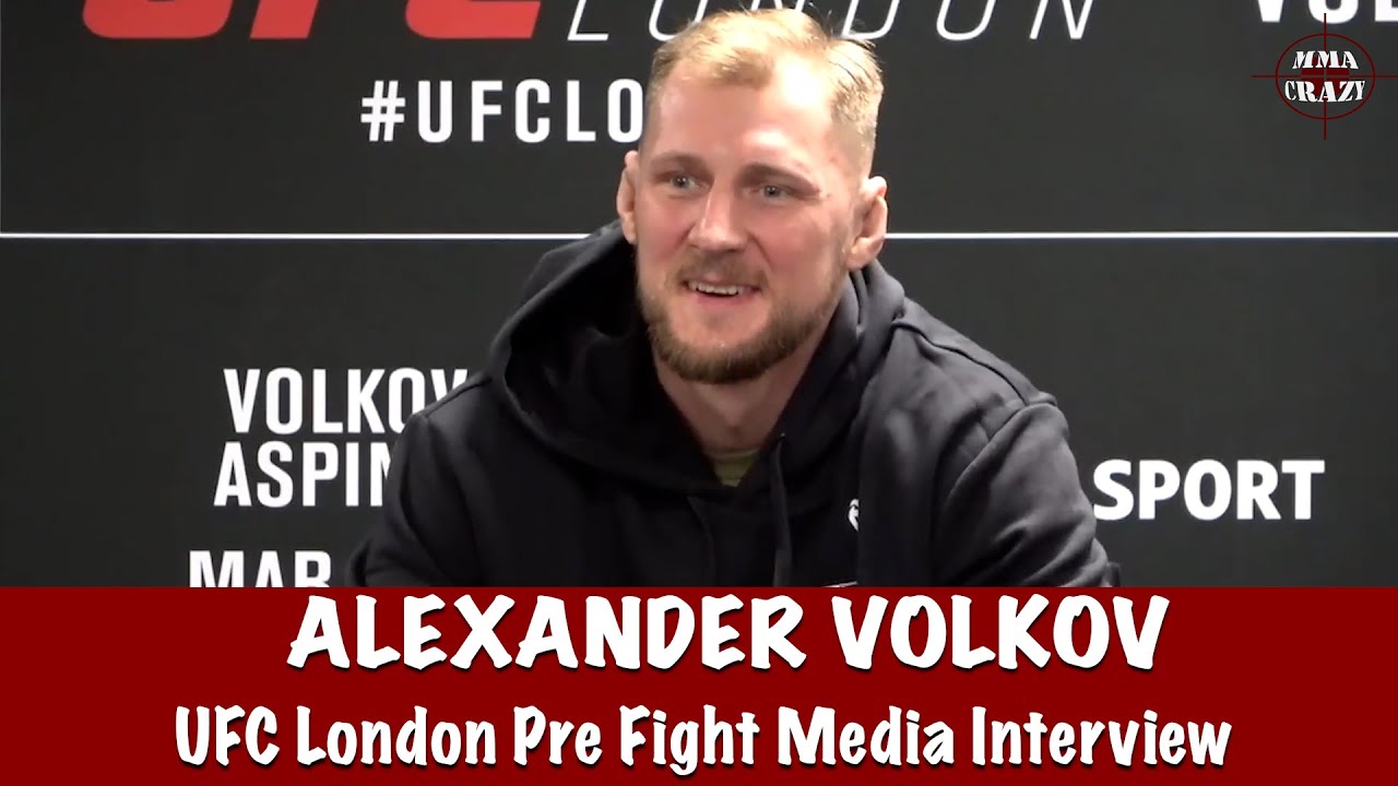 Alexander Volkov feels experience will play a factor against Tom Aspinall background