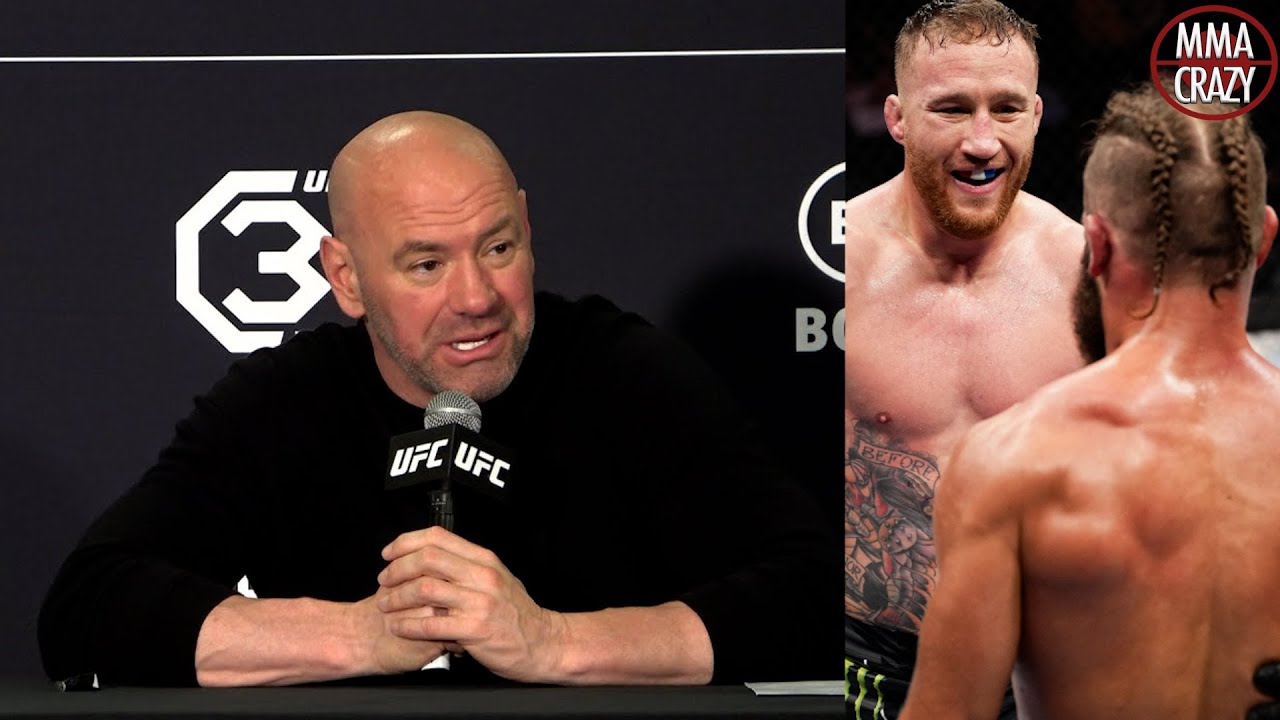 Dana White Reacts to Justin Gaethje vs. Rafael Fiziev at UFC 286