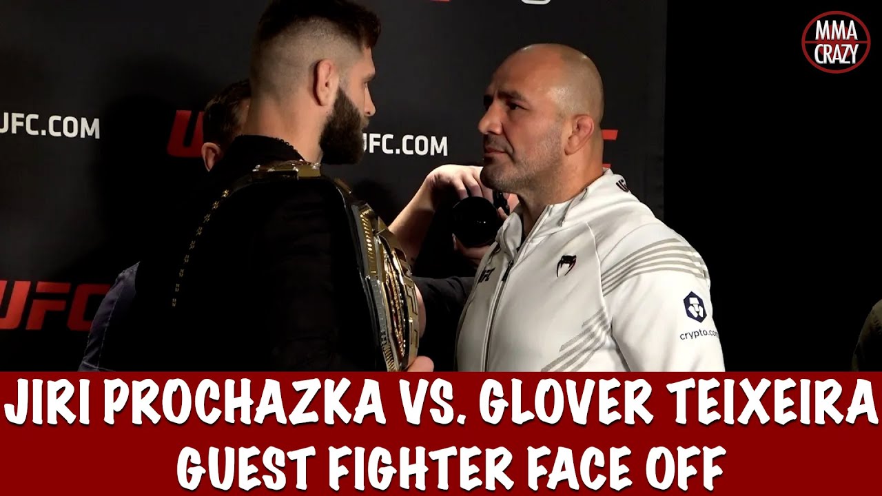Jiri Prochazka vs. Glover Teixeira 2 Face off "Cut your hair lose your power" | UFC 282