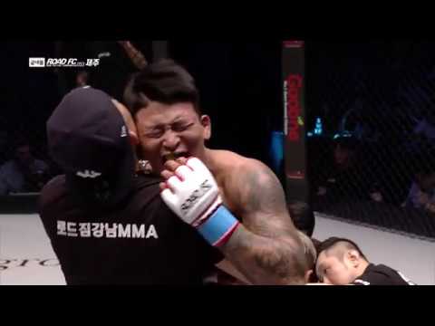 '김해 대통령' 김태인의 45초 TKO! 굽네몰 ROAD FC 053 제주 backdrop