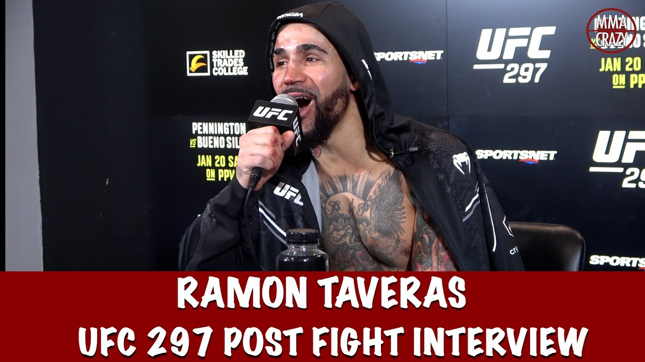 Ramon Taveras feels like he won round 1&2, talks trilogy, we will see each other again | UFC 297