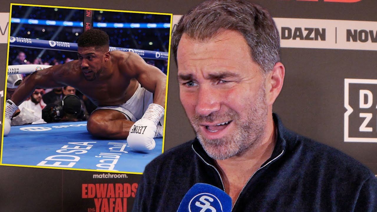 'NO PROBLEM w/ ANTHONY JOSHUA CHIN!' - Eddie Hearn HITS BACK AT CRITICS backdrop