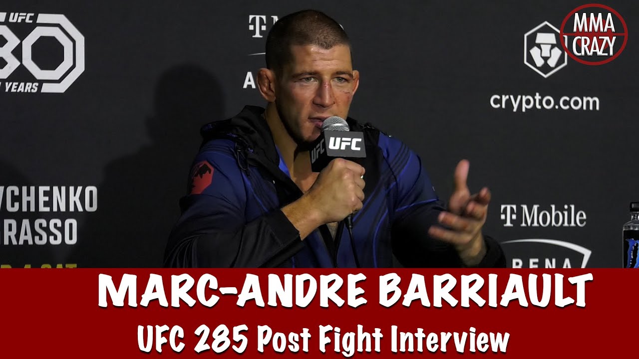 Marc Andre Barriault talks TKO win over Julian Marquez at UFC 285