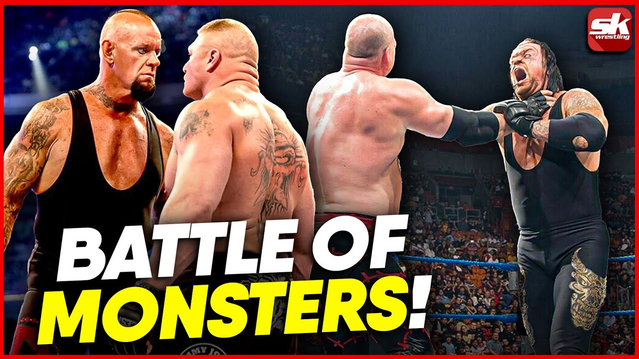 5 mega brawls between giants in the WWE ring | The Undertaker, Brock Lesnar, Kane, The Big Show