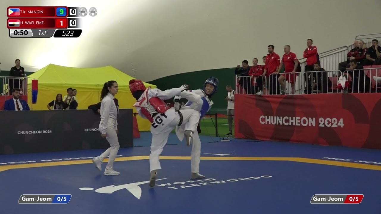 523 Quarterfinals Women 49kg PHI T K MANGIN EGY H WAEL EME