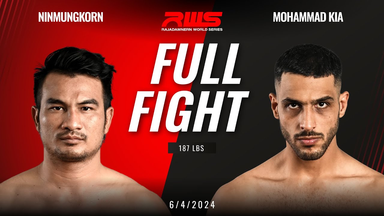 Full Fight l Nilmungkorn vs. Mohammad Kia l นิลมังกร vs. โมฮัมหมัด เคีย l RWS background