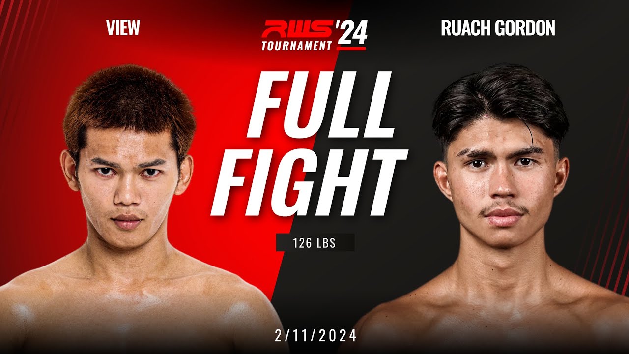 Full Fight l View Petchkosol vs Ruach Gordon Silapa Thai Gym I RWS background