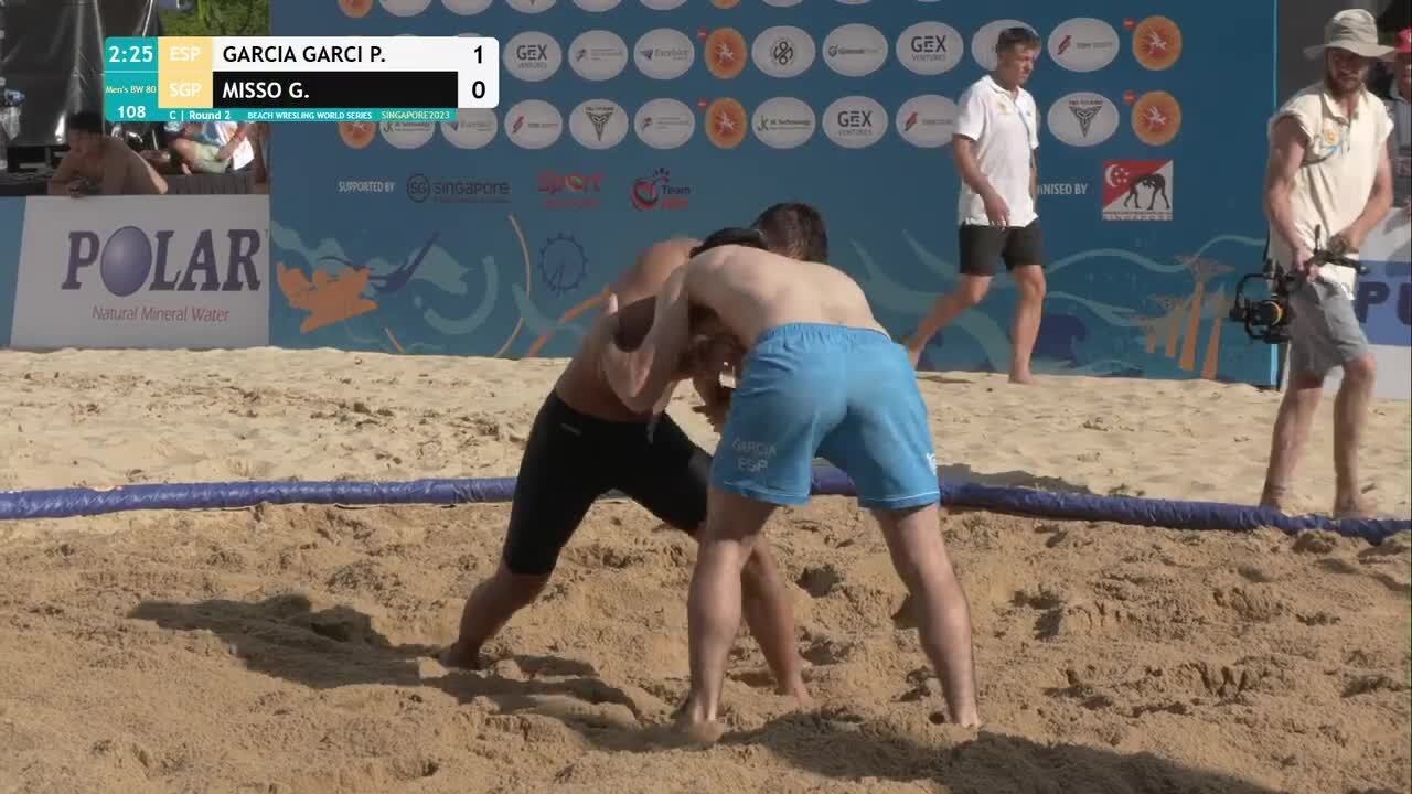 C | Round 2 • Men's BW 80Kg • Pablo GARCIA GARCIA (ESP) vs. Gadiel Raid Al Qudrah MISSO (SGP)