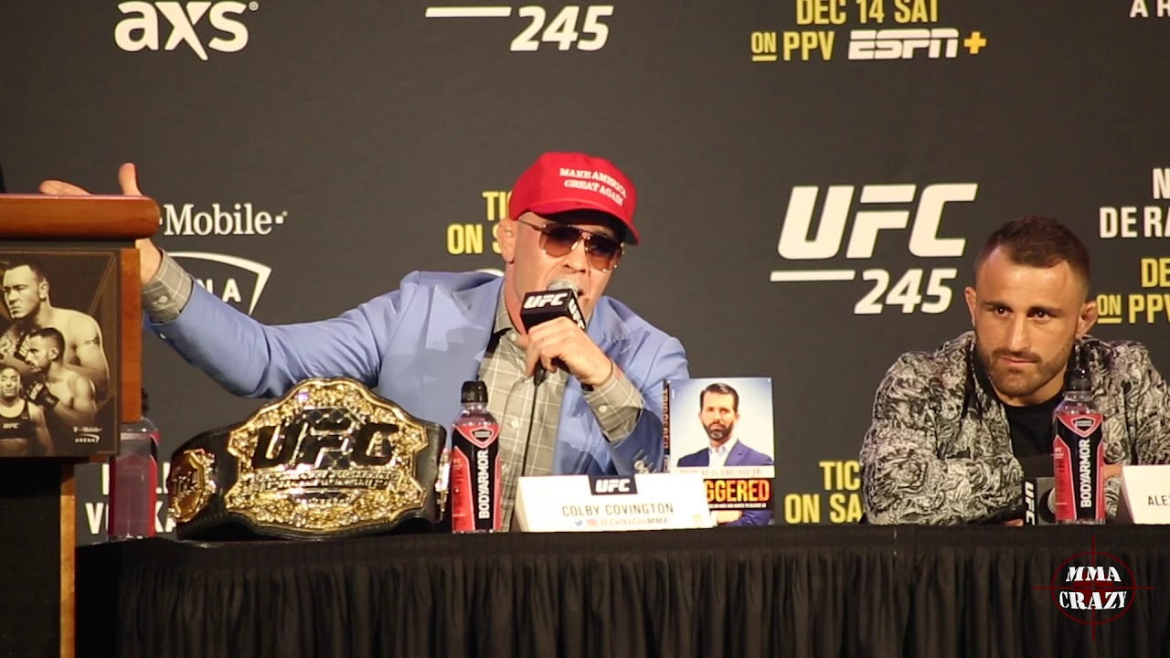Colby Covington on Jorge Masvidal "I hope to not go to jail for beating his a**"