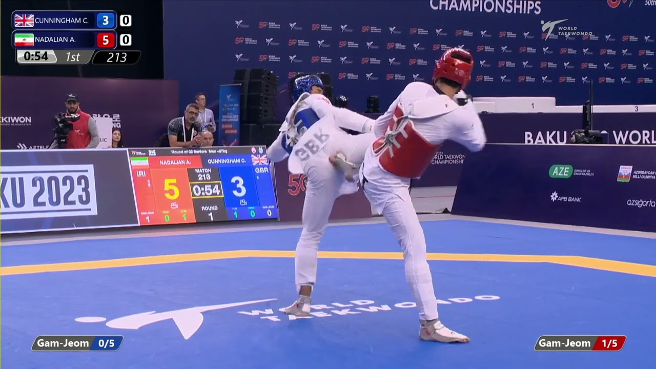 213 R32 Men +87kg GBR CUNNINGHAM C IRI NADALIAN A