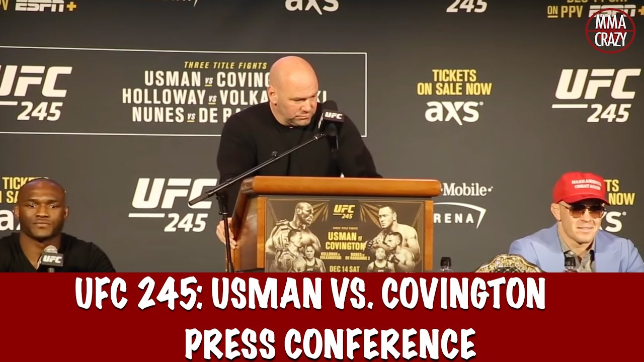 Full UFC 245: Kamaru Usman vs. Colby Covington Press Conference