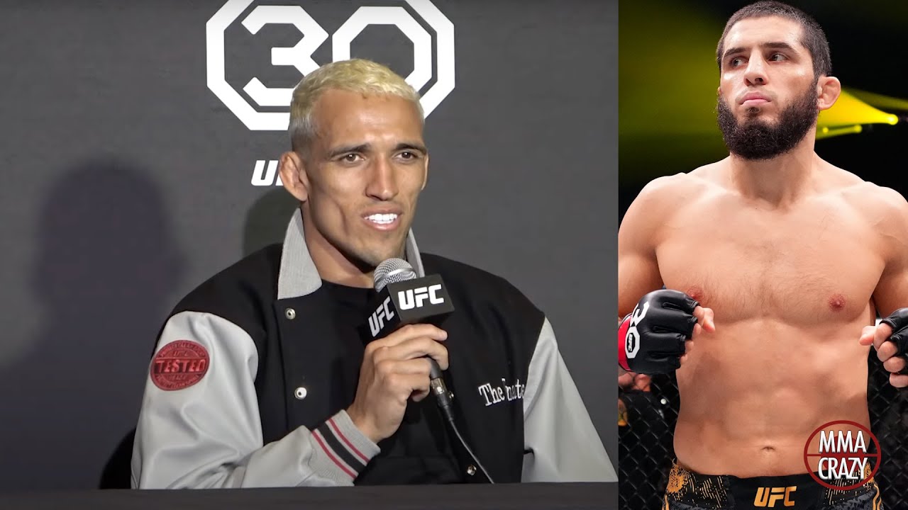 Charles Oliveira "I wasn’t there” in the fight with Islam Makhachev background