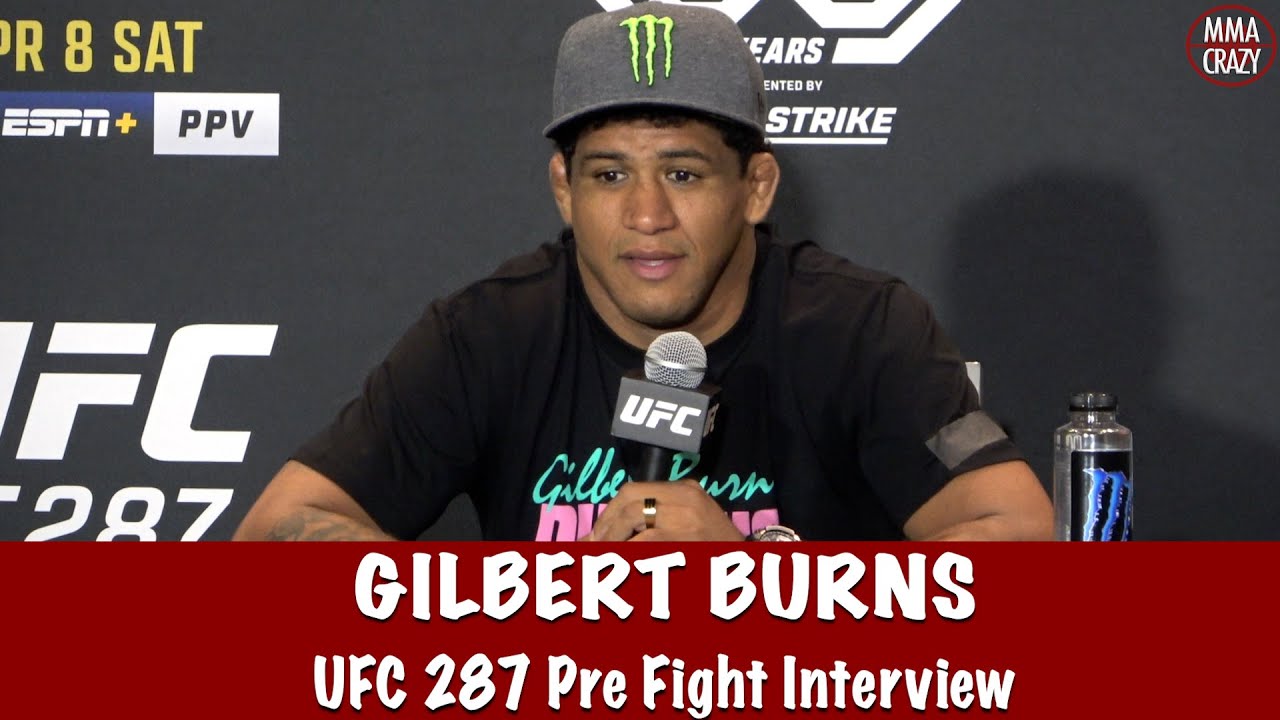 Full UFC 287 Gilbert Burns Pre Fight Interview