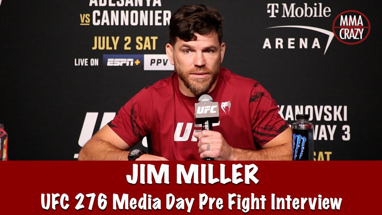 Jim Miller on Donald Cerrone ‘I see a violent fight on ABC’ | UFC 276