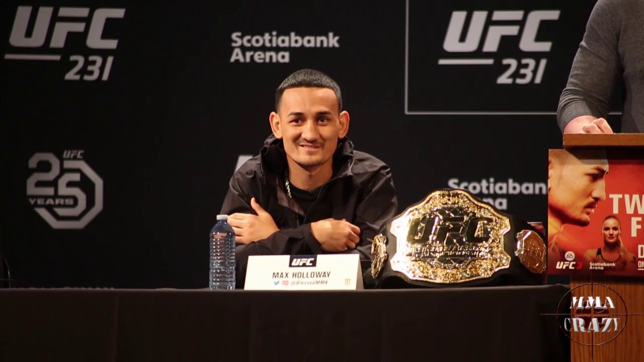 UFC 231: Max Holloway on Brian Ortega 'Everything the guy did I did better" background