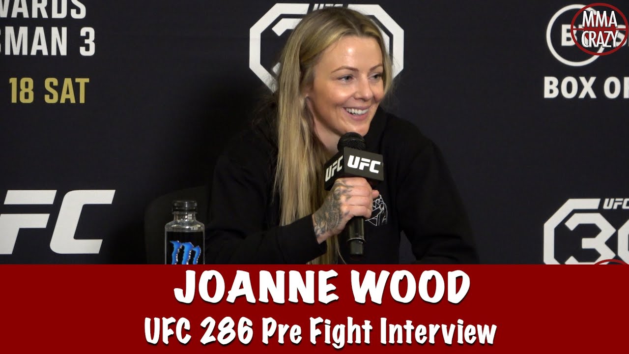Joanne Wood reveals advice from Molly McCann in Luana Carolina fight at UFC 286 background