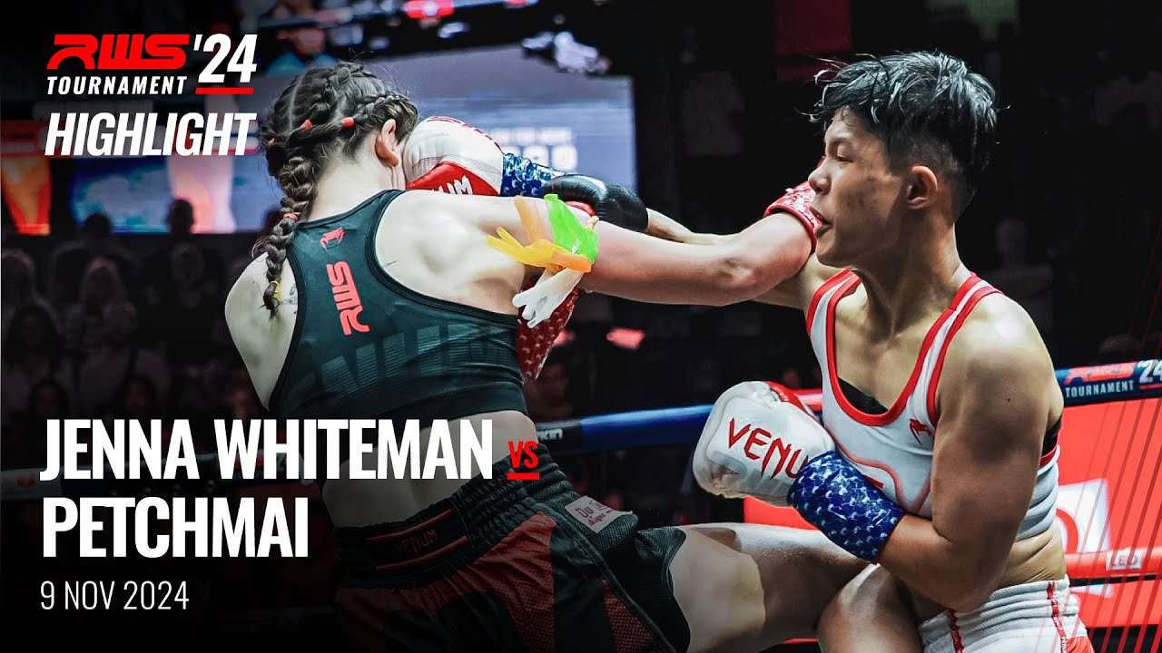 Highlight l Jenna Whiteman vs Petchmai Sor. Pracha Gym I RWS background