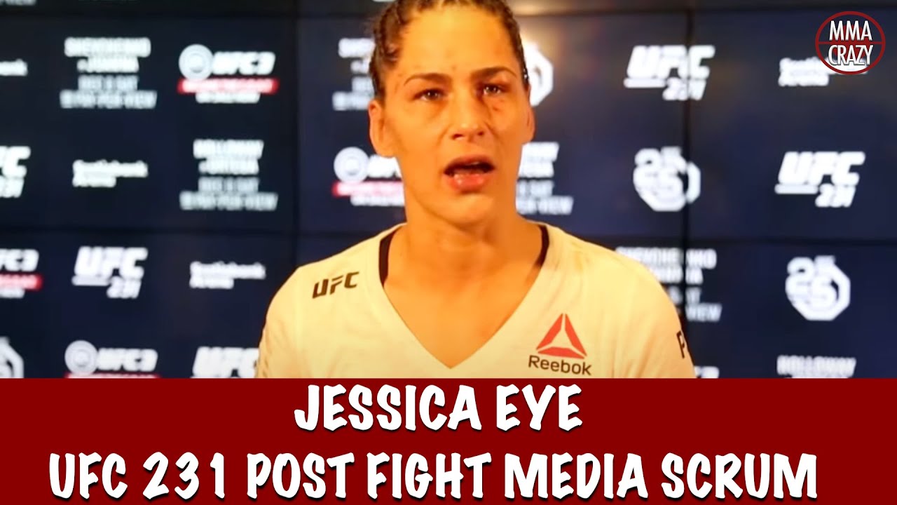 Jessica Eye talks Joe Rogan looking at her assets & win over Katlyn Chookagian at UFC 231