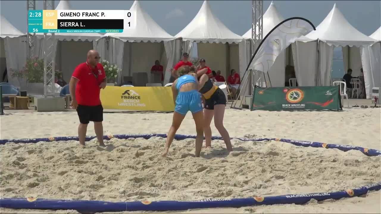 Round 2 • Women's BW 60Kg • Pau GIMENO FRANCO (ESP) vs. Leana Aurore Clara SIERRA (FRA)