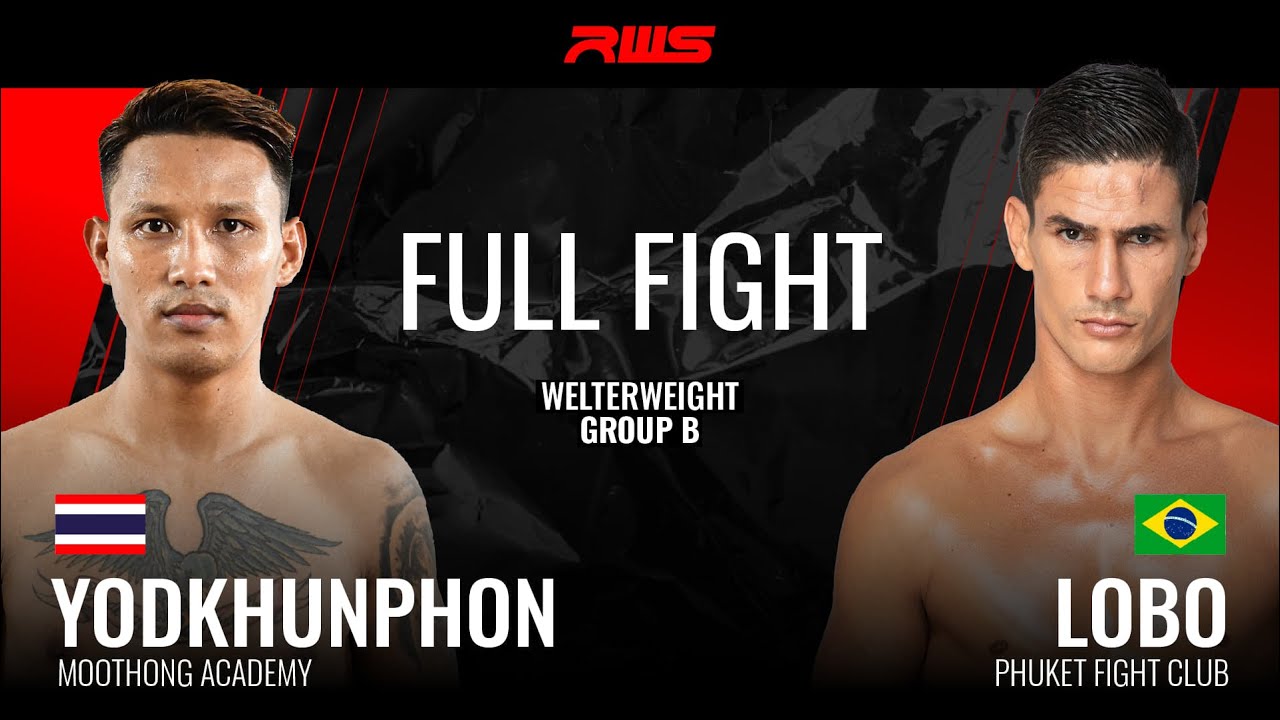 RWS FULL FIGHT | ยอดขุนพล หมูทองอะคาเดมี่ vs. โลโบ้ ภูเก็ตไฟต์คลับ | Yodkhunpon vs. Lobo background