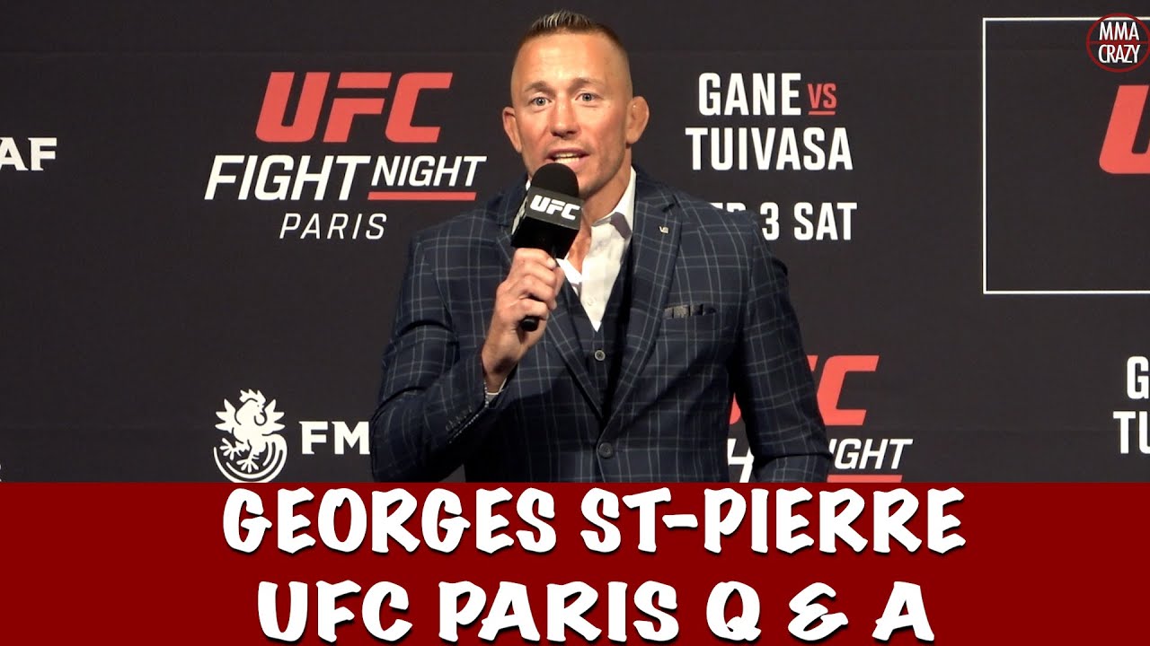 Full UFC Q&A: Georges St-Pierre | UFC Fight Night Paris