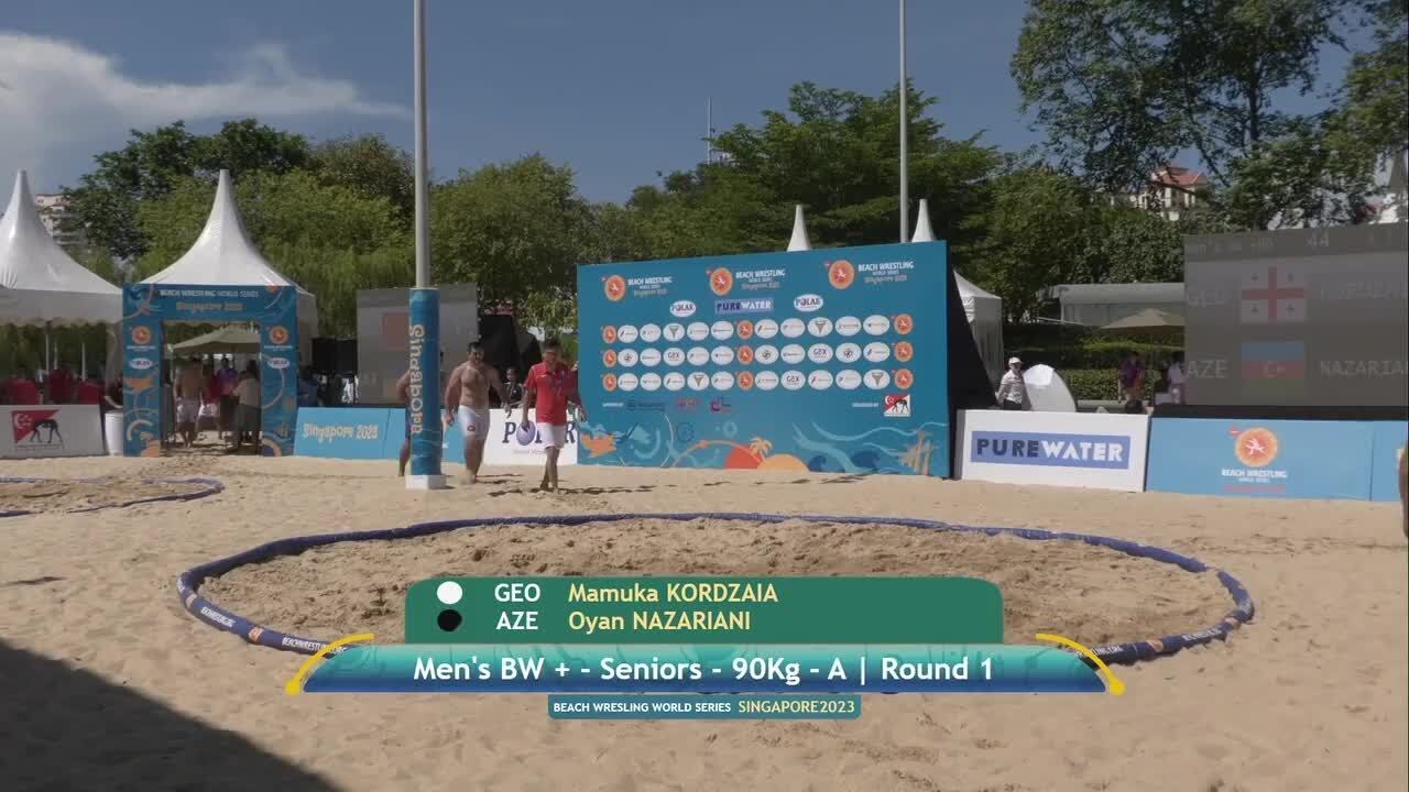A | Round 1 • Men's BW +90Kg • Mamuka KORDZAIA (GEO) vs. Oyan NAZARIANI (AZE)