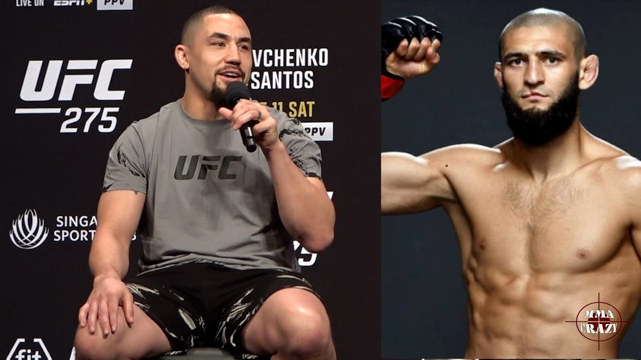 Robert Whittaker on facing Khamzat Chimaev 'it'll be tricky'