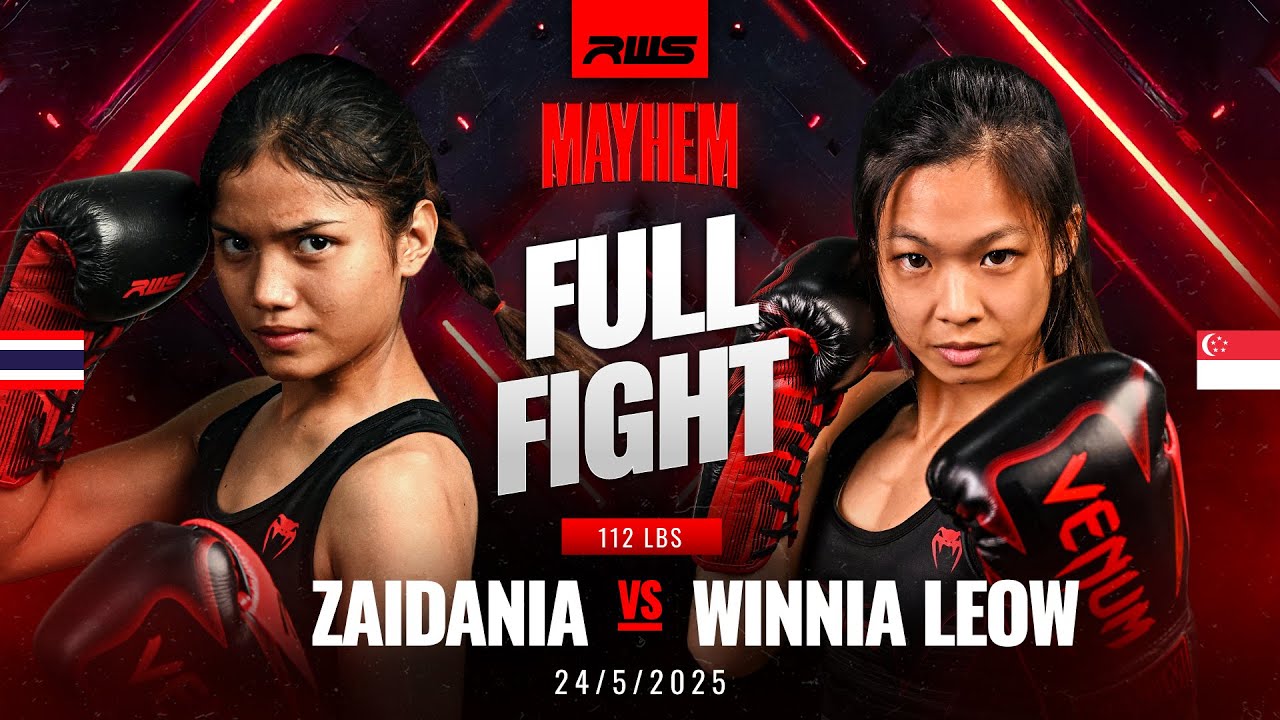 Full Fight l Zaidania vs. Winnia Leow l ซัยดาเนีย vs. วินเนีย เลโอ l RWS backdrop