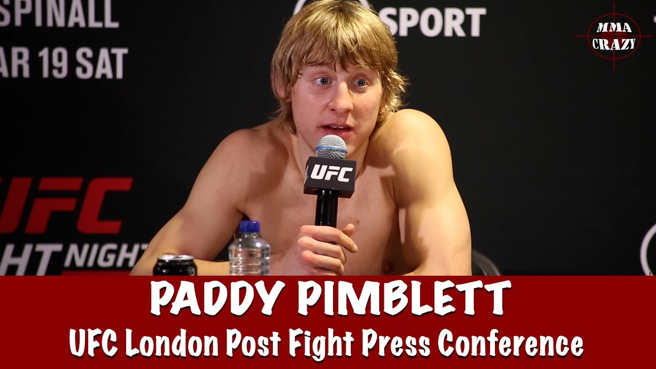 Full Paddy Pimblett UFC London Post Fight Press Conference