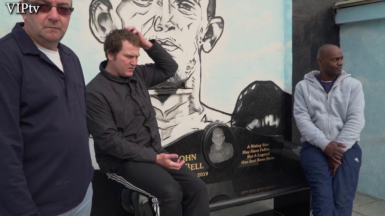 Tom Bell's Manager & Coaches say a few words for Tom at his Memorial background