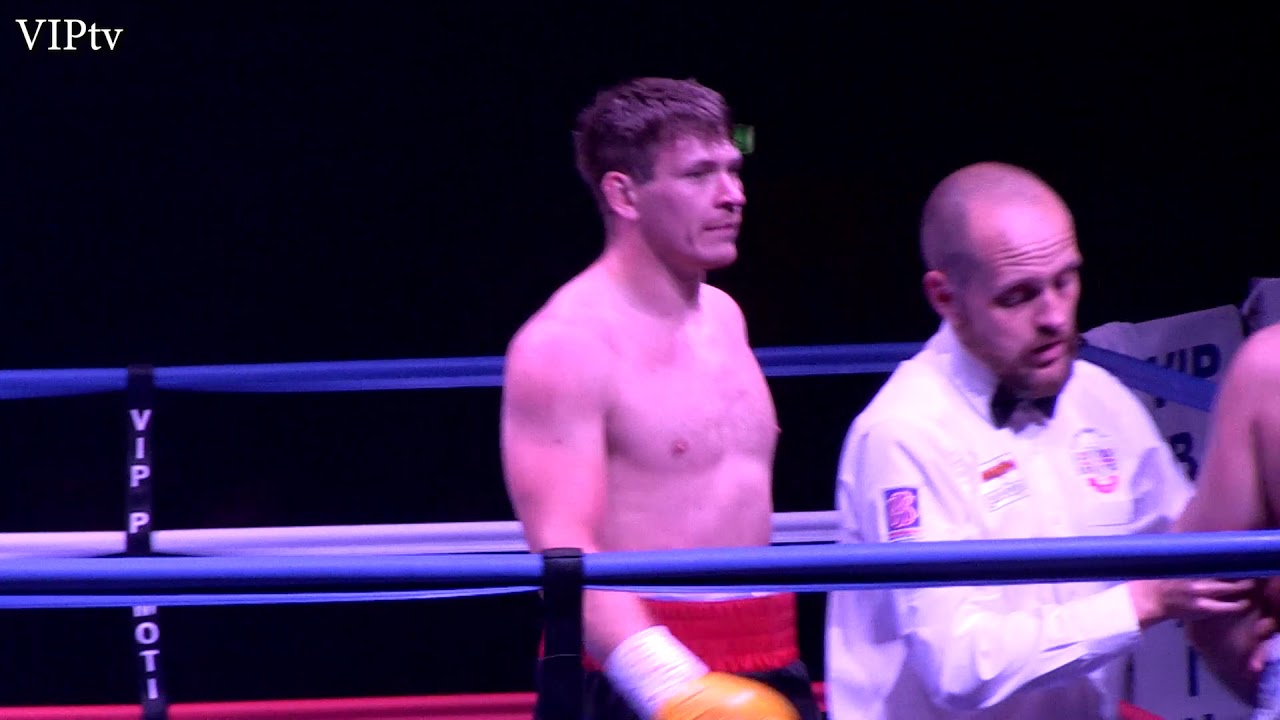 James Farrell v Kent Kauppinen at the Olympia, Liverpool on 8.6.2019 background