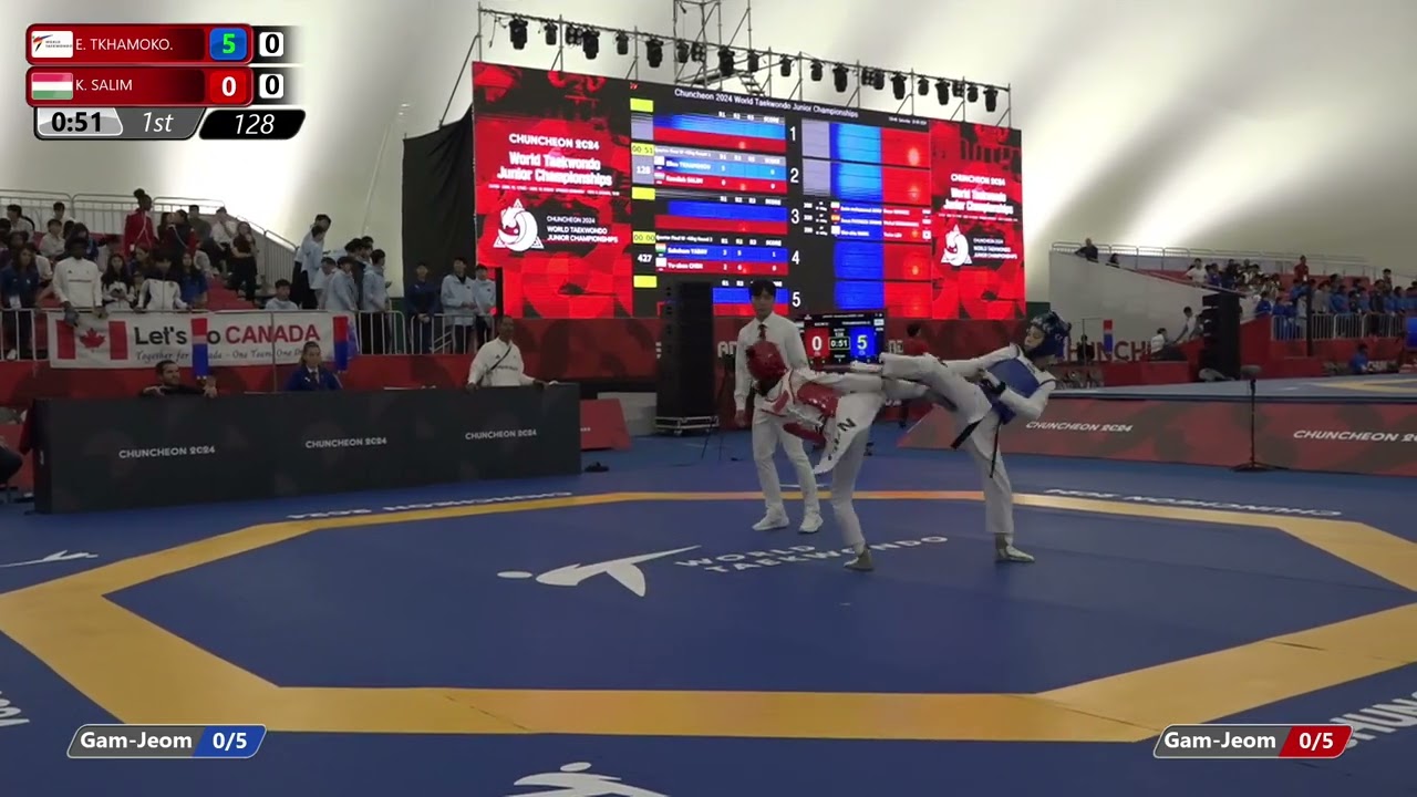 128 Quarterfinals Women 42kg AIN E TKHAMOKO HUN K SALIM