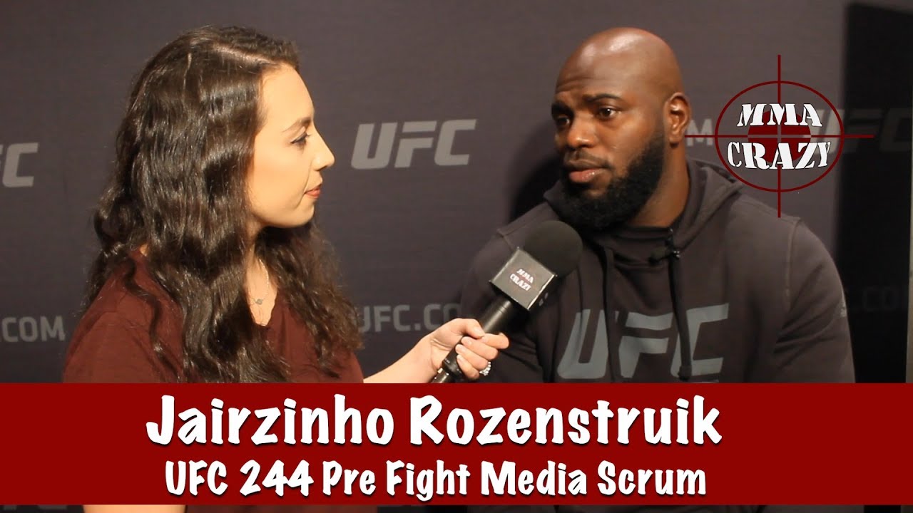 Jairzinho Rozenstruik on Andrei Arlovski "Im going to show you some things" at UFC 244 background