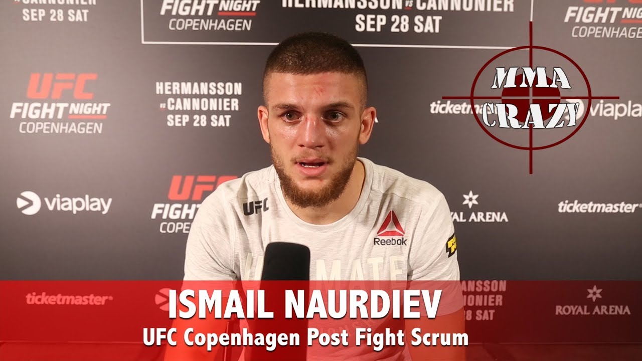 Ismail Naurdiev talks win over Siyar Bahadurzada at UFC Fight Night Copenhagen background