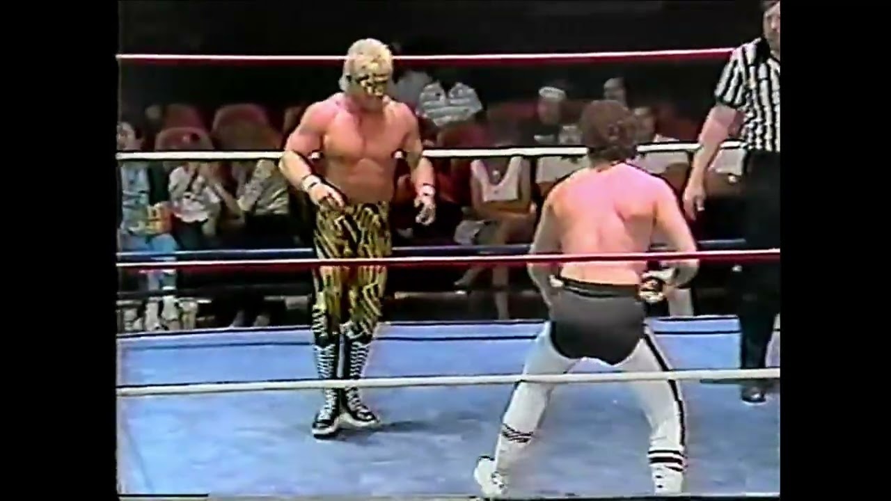 "Wildcat" Wendell Cooley & "Nightmare" Danny Davis vs. Mark Young & The Grappler (not Denton) CCW backdrop