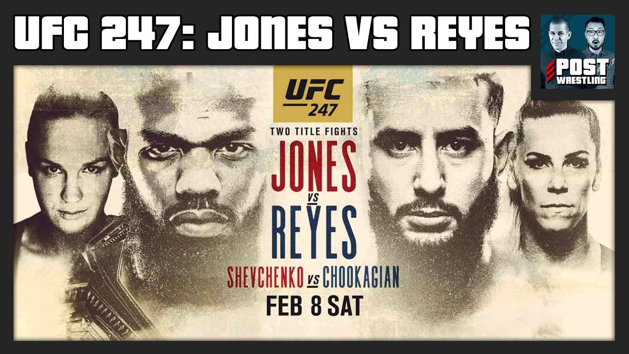 UFC 247 POST SHOW: Jon Jones vs. Dominick Reyes background
