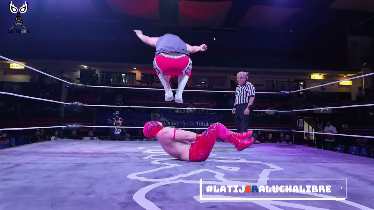 IWRG Naucalpan. Príncipe Centauro Vs Súper Boy explosivo mano a mano background